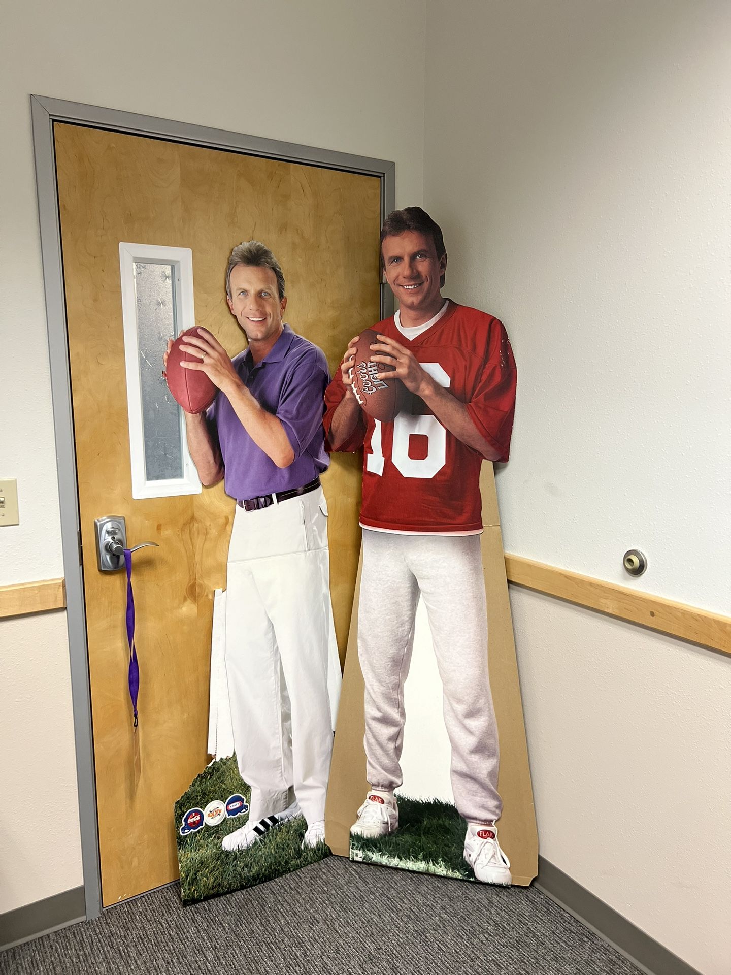2 Joe Montana Vintage Displays!