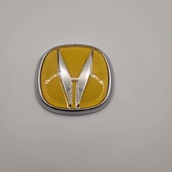 Acura Badge Yellow