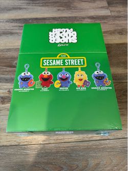Sealed! Sesame Street Super Duper Plush Keychains - Blind Box Flat of 12