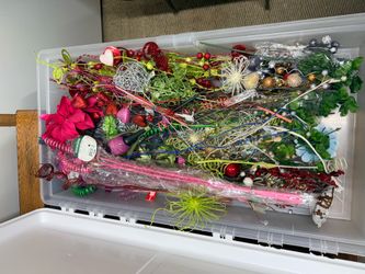 Floral picks pic glitter arrangements