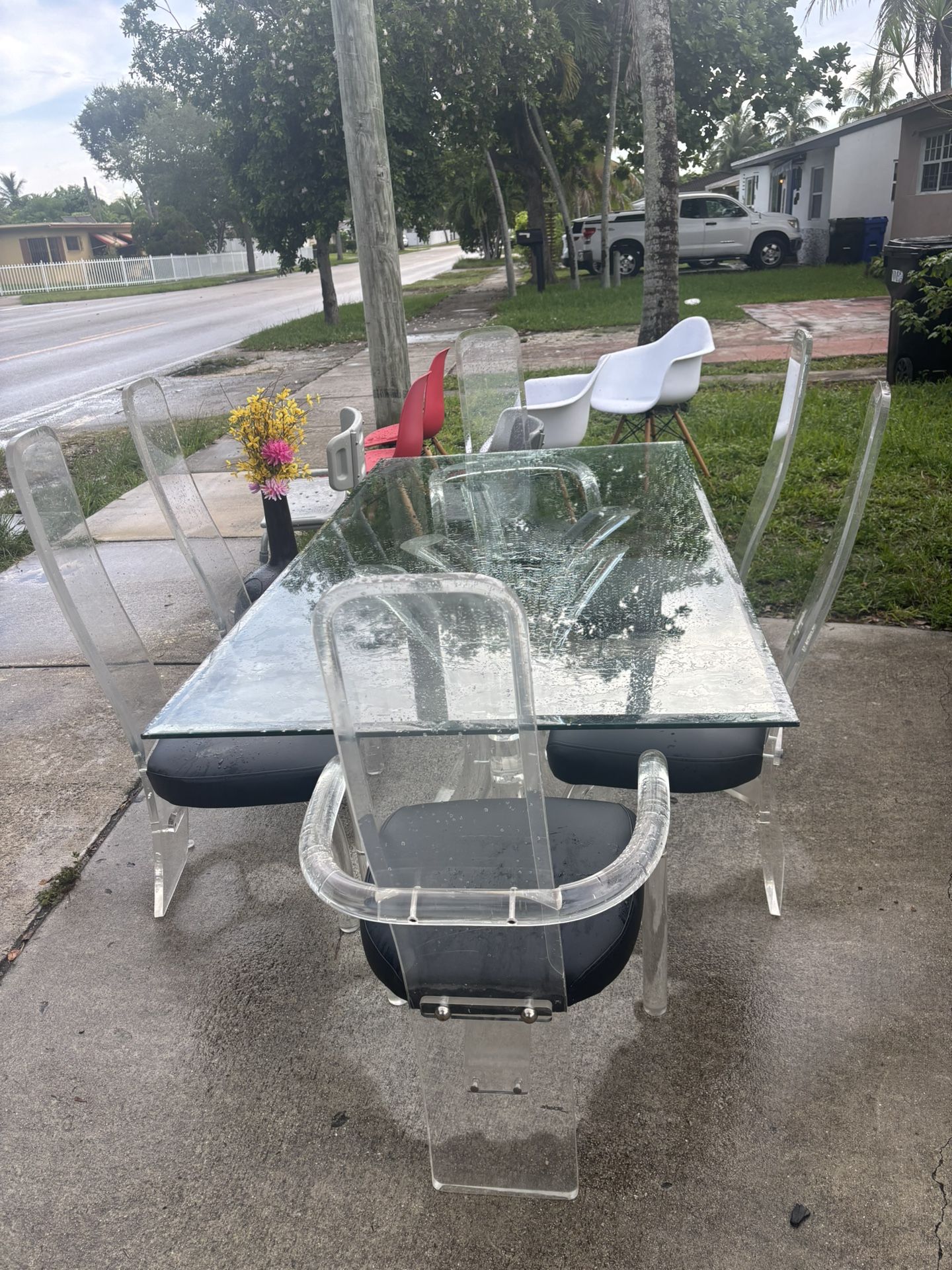 Glass Dining Table