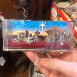 Miniature nativity Scene Christmas