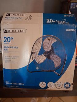 Heavy duty round fan