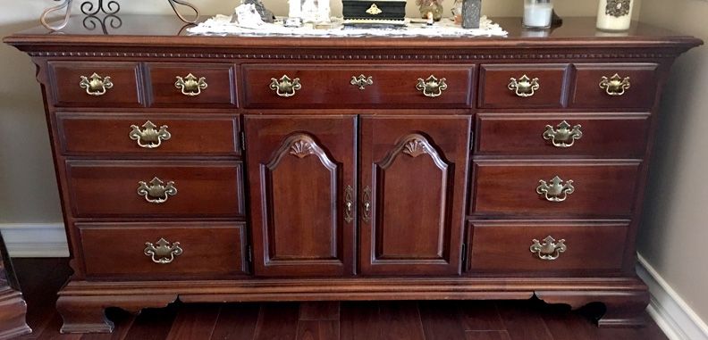 7 Piece Lexington Cherry Bedroom Set with Dovetail Drawers Made In The USA $500 All made by Lexington (USA), Cherry Collection (490)