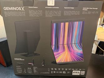 GeminosX - dual vertically stacked 24” monitors