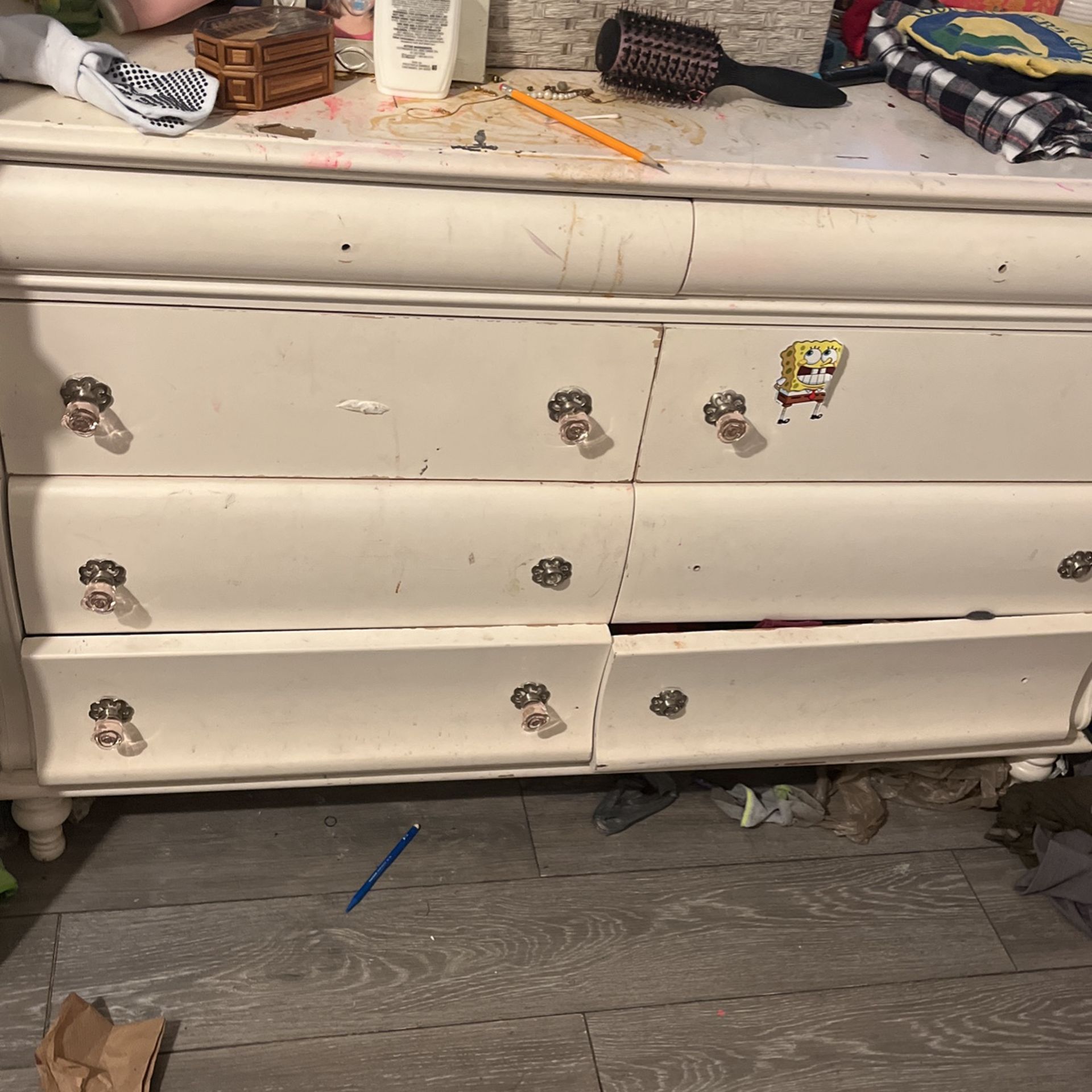 White Dresser