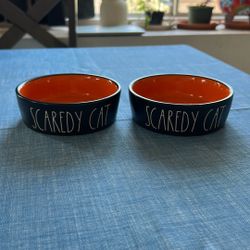 Halloween cat Bowls Set 