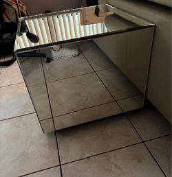 Mirror  coffee table and end table