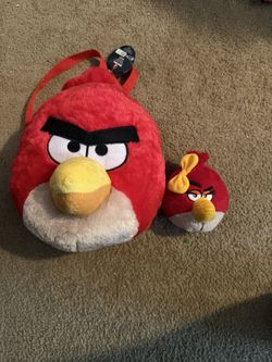 Angry Birds Backpack & Stuffed Animal