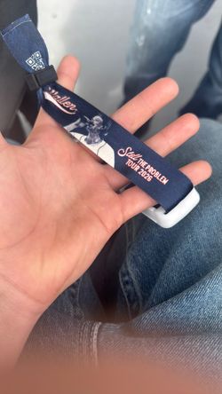 Morgan Wallen wristband from the concert