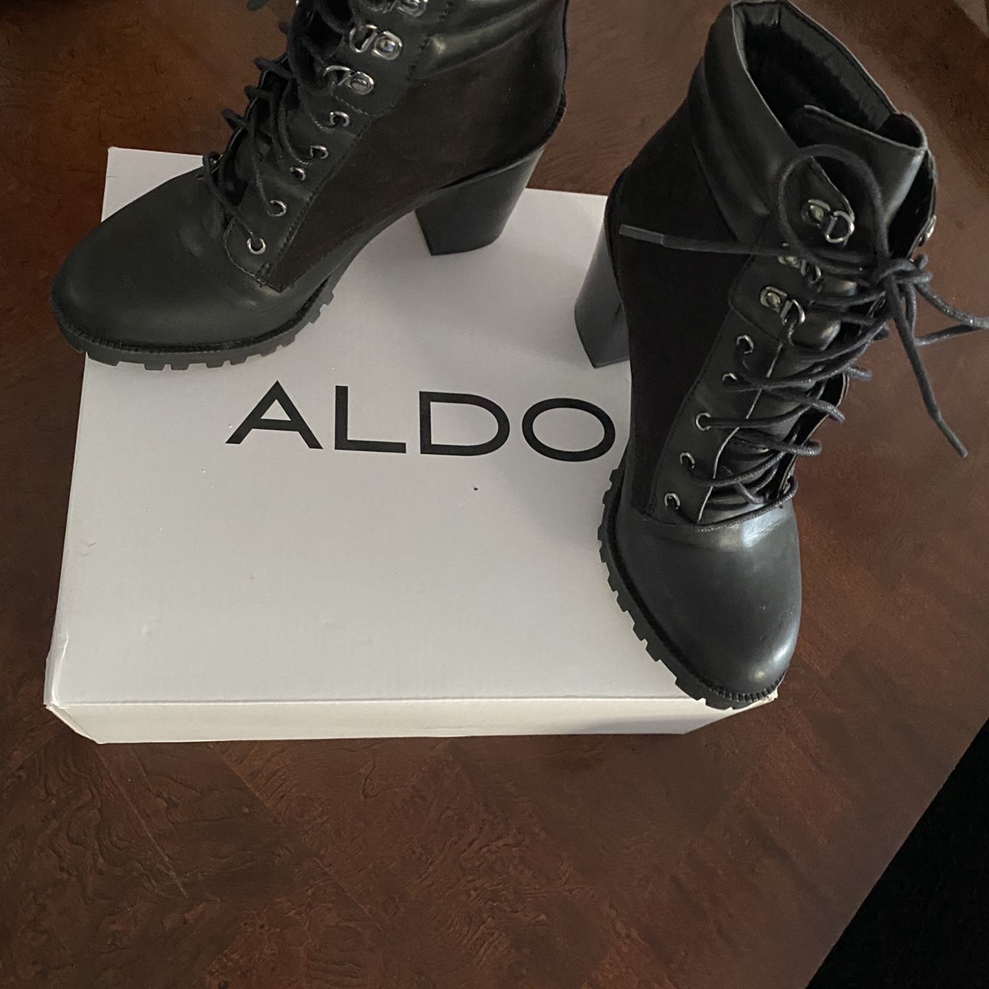 Aldo Black Ankle Boots - Never Used