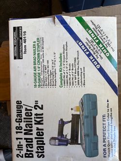 2-1 Brad nailer/ stapler 18 gauge