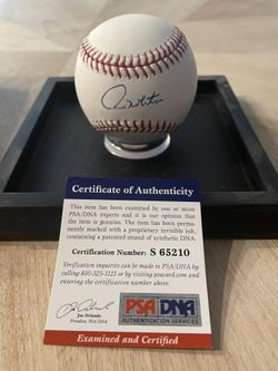 Paul Monitor Autographed Baseball