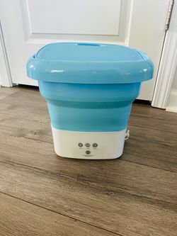 Mini portable collapsible washing machine