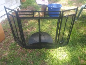 Fireplace cover and accessories