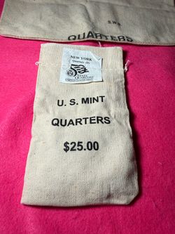 2001 D  New York Sealed $25 Mint Bag 100 Quarters Uncirculated