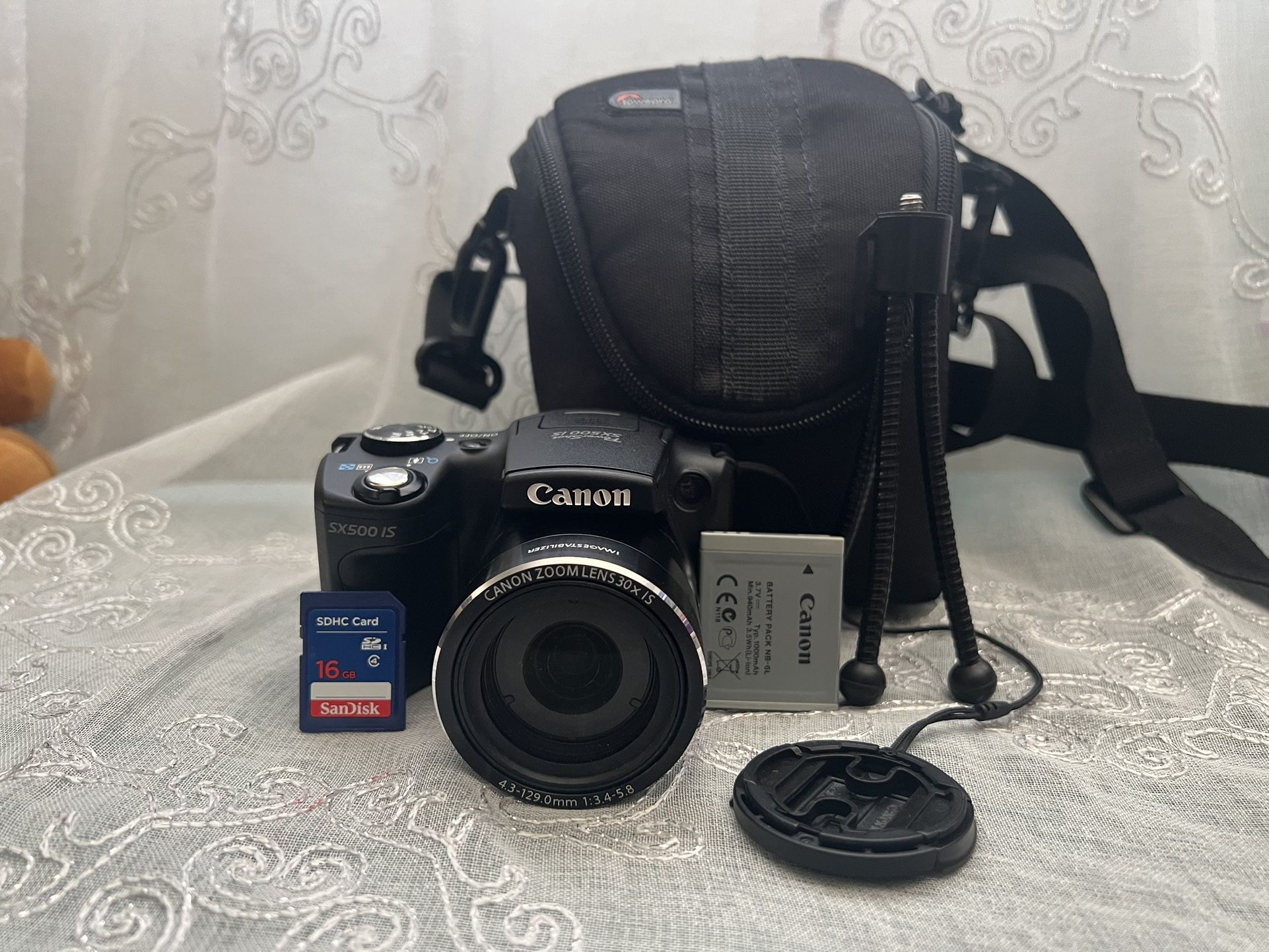 Canon PowerShot SX500 IS 16MP Digital Camera