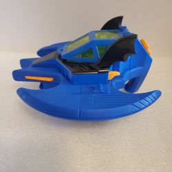Fisher Price Imaginext DC Super  Batman Batwing 2008 With Figure NO DISKS
