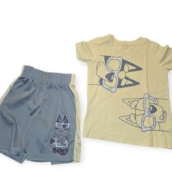 Bluey T-Shirt and Shorts Outfit Set Toddler to Little Kid