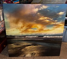 Ocean Sunset Canvas 35x35 inches