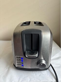 Black & Decker Brushed Stainless Steel 2-Slice Toaster T2707S  High Quality  304