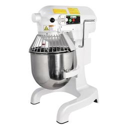 Winco EMP-10 10 1/2 Qt Planetary Commercial Mixer - Bench Model, 1 Hp, 110v, White

