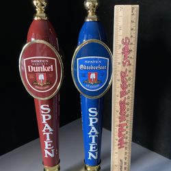 🔥 Spaten Germany 2 Beer tap handle combo Oktoberfest Dunkel 