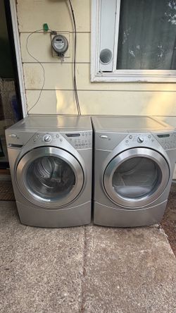 Whirlpool washer and dryer set working perfectly in excellent conditions💦🔥