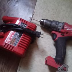Milwaukee Drill And Charger 