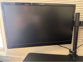 Planar PLL2410W Dual Monitor Setup with VIVO Mount