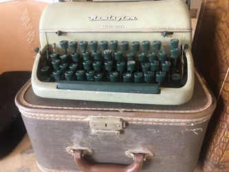 Old-fashioned typewriter