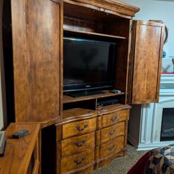 Solid Wood Armoire 