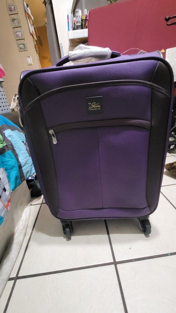 NEW purple Suitcase