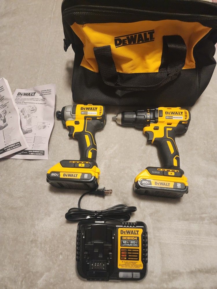 DeWalt 20V MAX BRUSHLESS COMBO KIT