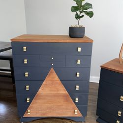 Mid Century Modern Tall Dresser MCM Tallboy Dresser for Sale in