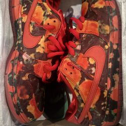 Size 12 Nike SB Dunk Low Pro "The Wizard of Oz Poppy Field