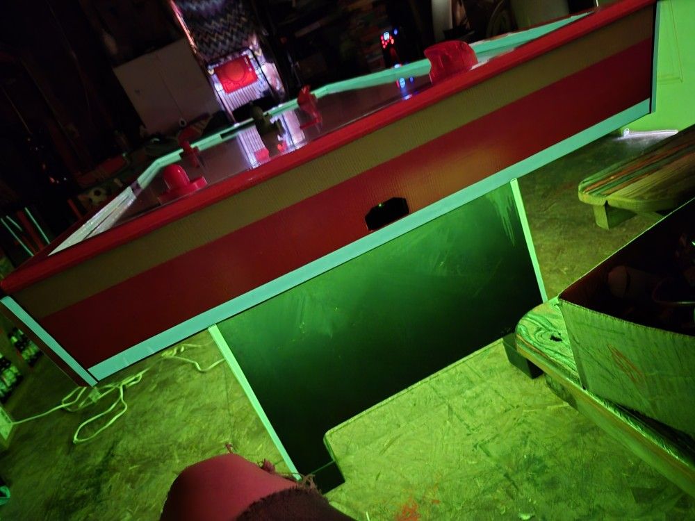 Glow Air Hockey Table