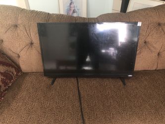 black Vizio flat screen TV