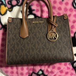 Michael Kors Brown Learher Bag