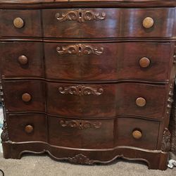 Antique Brown Dresser Located In Napa