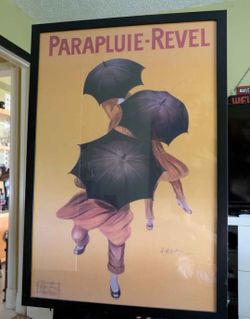 38x26" French themed print