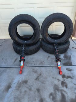 Tire set.