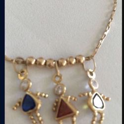 14k Gold Chain & Pendants
