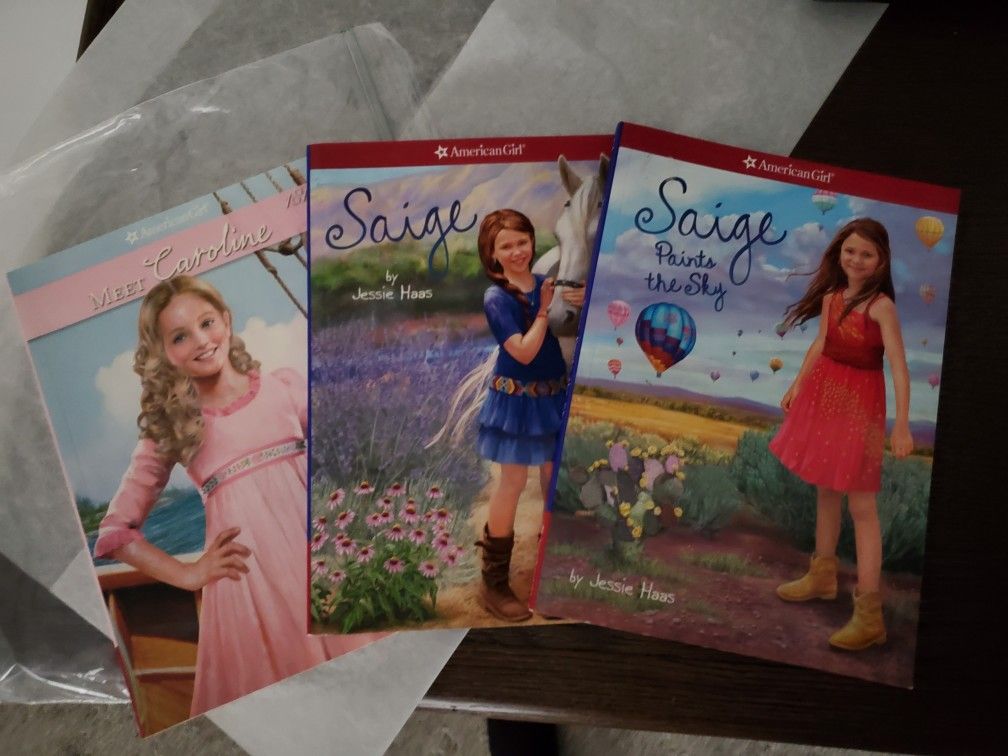 Three AMERICAN GIRL Doll Books