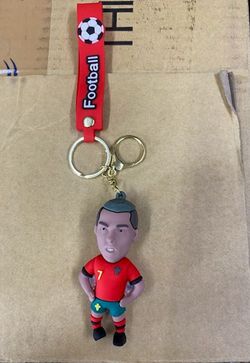 Ronaldo 7 keychain