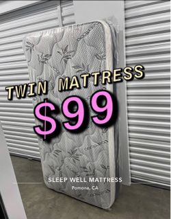 Twin size pillow top mattress