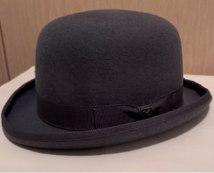 LTC Hats -Kenny K collection - Dark Gray Wool Felt Bowler Hat
