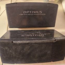 2 Optimus 4 Way Bass Reflex Speaker System 
