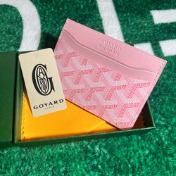 Pink Goyard Cardholder
