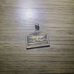 Last Supper Pendant Yellow Gold Filled With AAA CZ’s